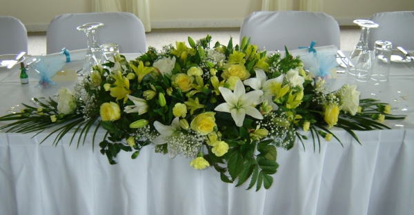 szervez esküvői asztalra arrangements-