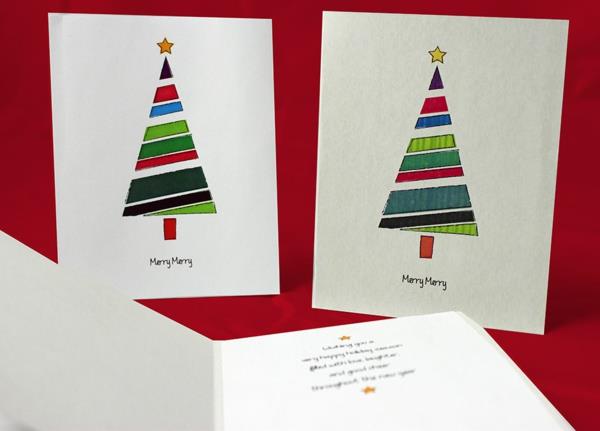 Nagyszerű - ötletek a design-tól-Karácsonyi kártyák - Karácsonyfák