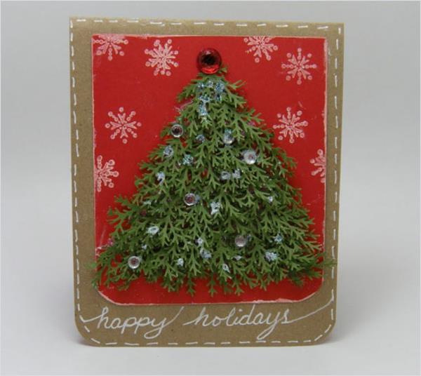 عظيمة - أفكار لتصميم عيد الميلاد ، بطاقة ، التنوب ، شجرة