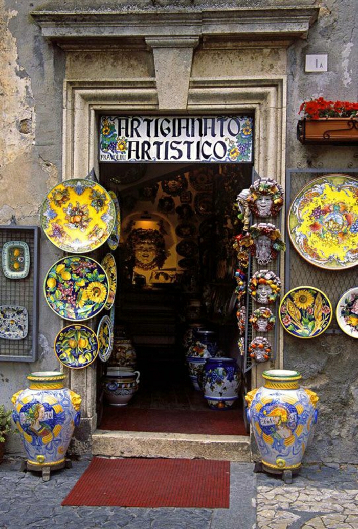 Тоскана-Италия-Бизнес-италиански Грънчарство Ваза керамична посуда плочи