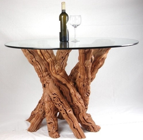 Driftwood маса Масичка за кафе дизайн идея по дома