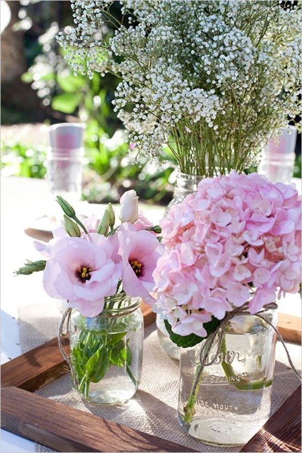 الزفاف خمر ديكور-مع الزهور