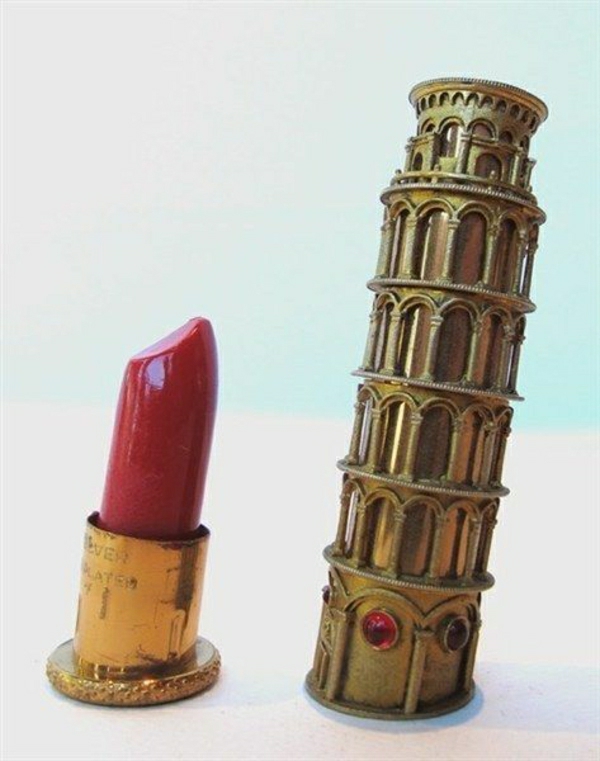 Vintage Rúzs Pisa torony fém