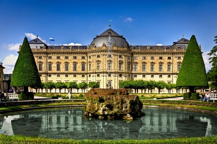 Palača u Würzburgu-Njemačka-arhitektura-barokni