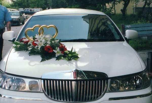 auto nakit za vjenčanje - dva lijepa srca
