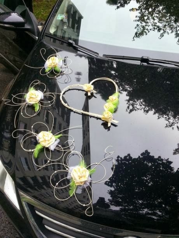 idea para la joyería de la boda del coche