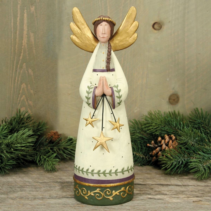 Božićni ukras-deco-anđeo zvijezda narodne ukras