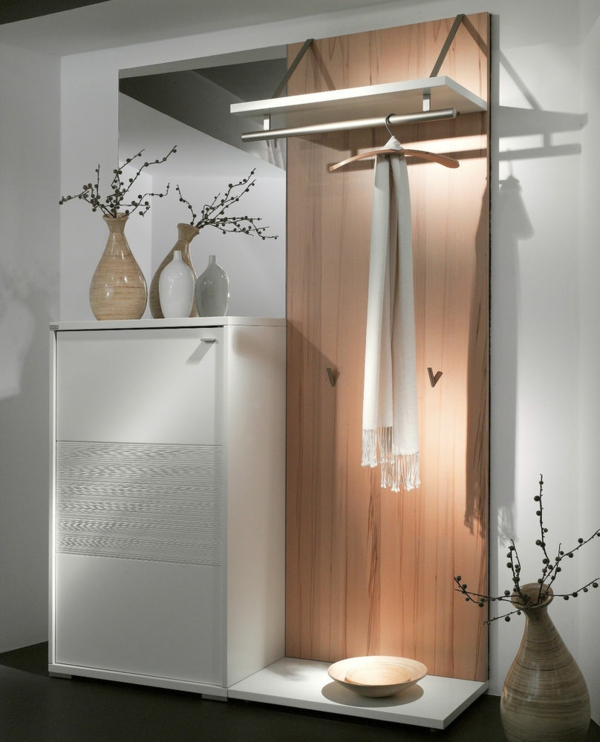 Wohnideen-za-dizajn interijera hodnika namještaj od drva