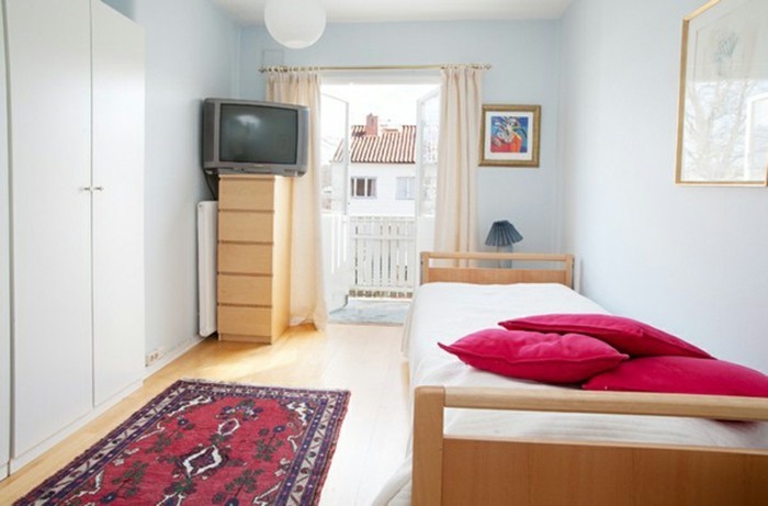 Wohnideen-за-малки помещения-с-персийски килим