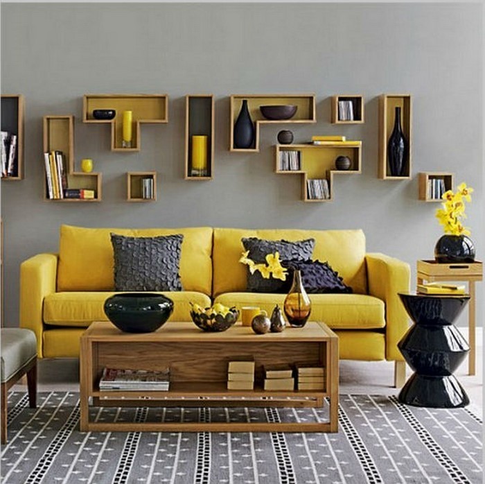 Nappali ötletek-with-sárga-a-szép-dekoráció