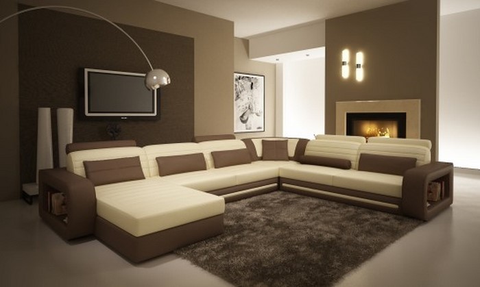 interiores living-in-marrón-A-moderno