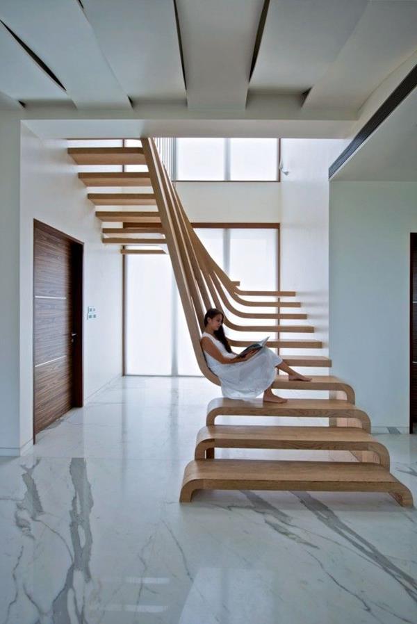 Чудесни идеи-за-а-съвременен елегантен интериор стълбище