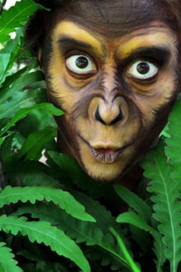μαϊμού-μακιγιάζ-πολύ-cool look-