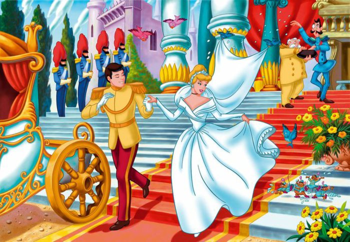 анимирани фото-на-на-сватбата на Пепеляшка и Prince-