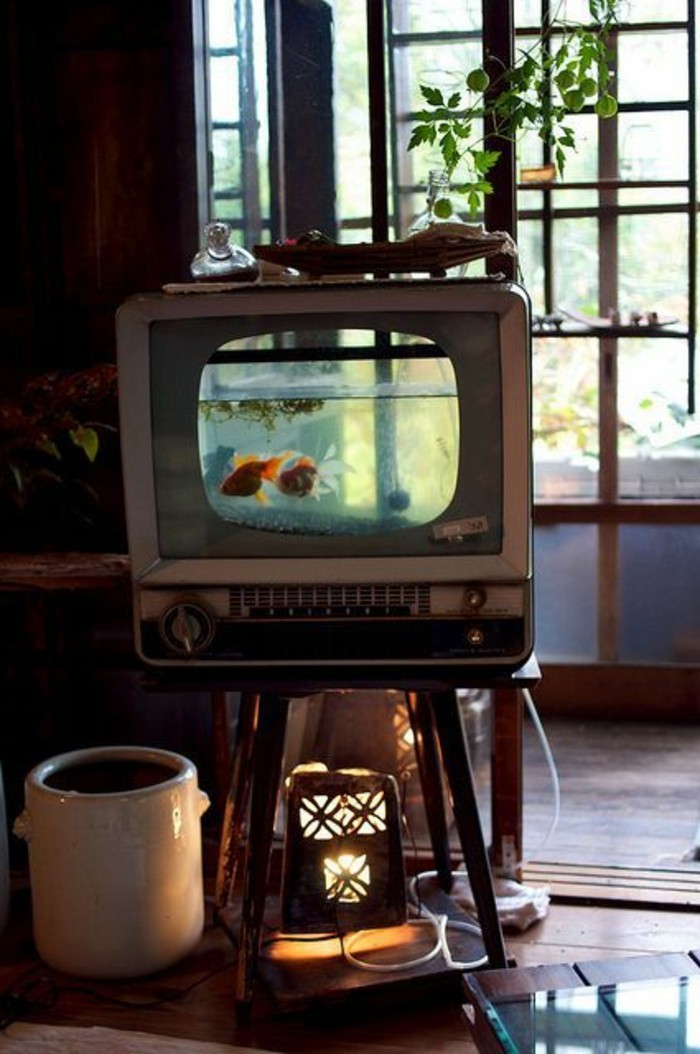 akvarij tv akvarij tv-kul-set dizajn ideje-za-akvarij-deco-aquarium-