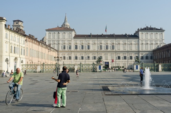 архитектурата и изкуството - бароков Роял Палас Торино Италия