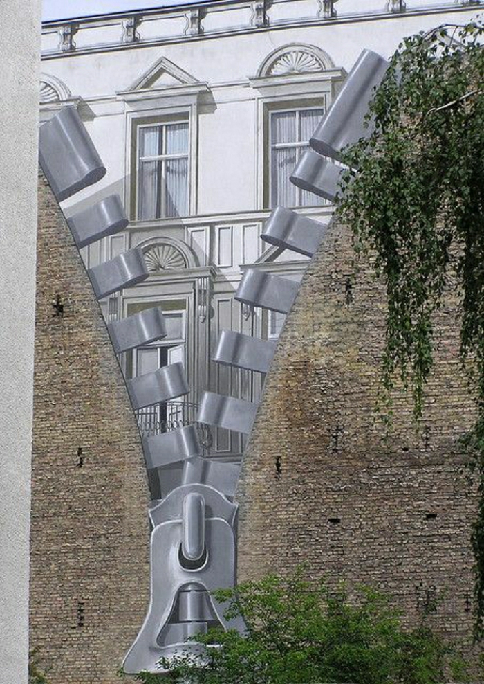 Aristokratski zgrade Grafiti Slika Zipp stablo