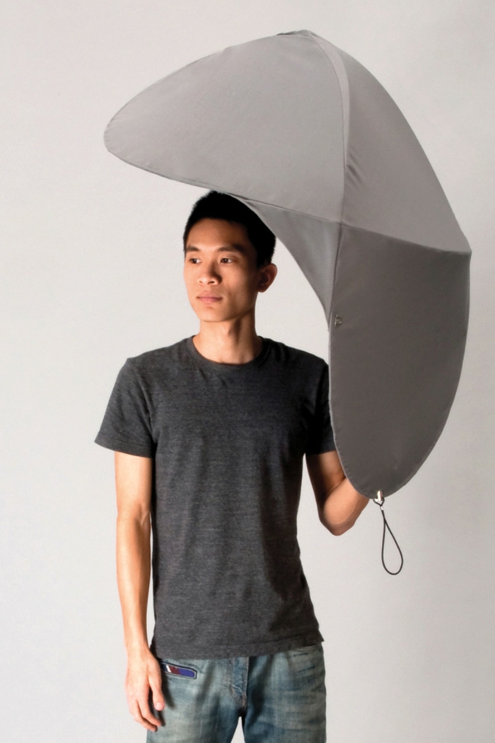 фантазия чадъри-екстравагантен дизайн в сиво