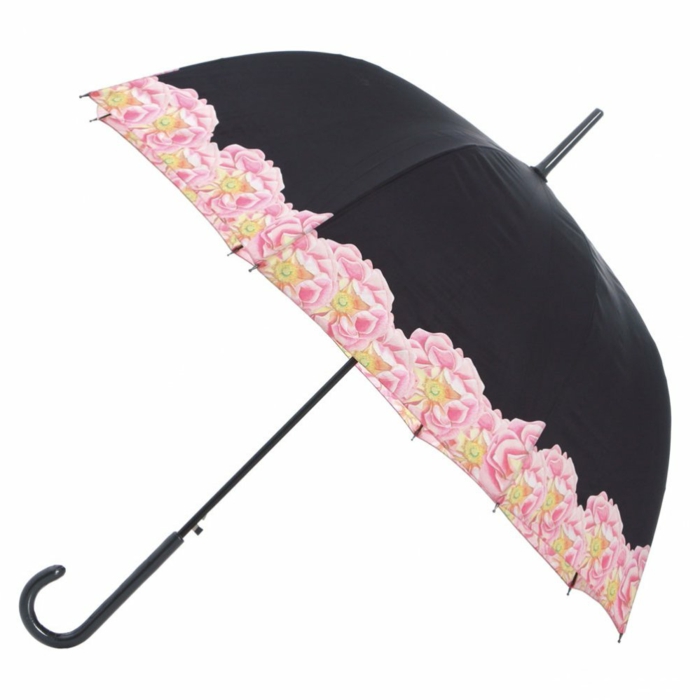 epätavallinen Sateenvarjo yhdistettynä musta-Pink-