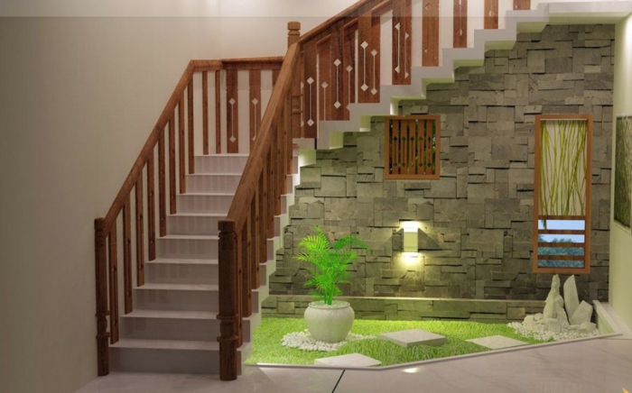 fantazija-zid dizajn lijepe-stepenice