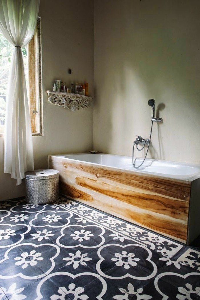 πλακάκια μπάνια-ιδέες-πρωτότυπο-μπάνιο και-όμορφα-λουτρό