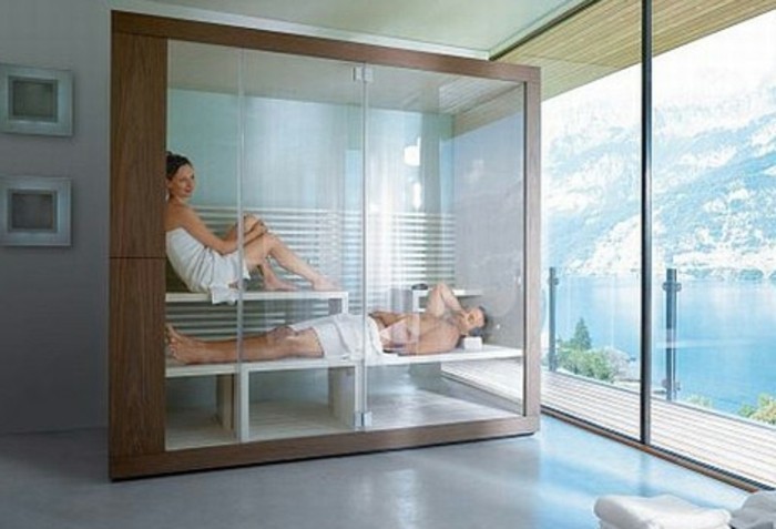 μπάνιο-ιδέες-Unique-σύγχρονο-μπάνιο-design-γυάλινους τοίχους