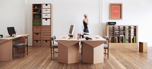 office-of-karton - létrehozása ötletek bütykölni-with-karton-kartone-