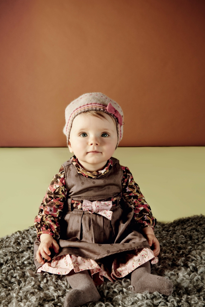 vêtements de bébé-brun-couleur