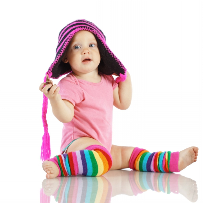 Vêtements de bébé couleurs colorées