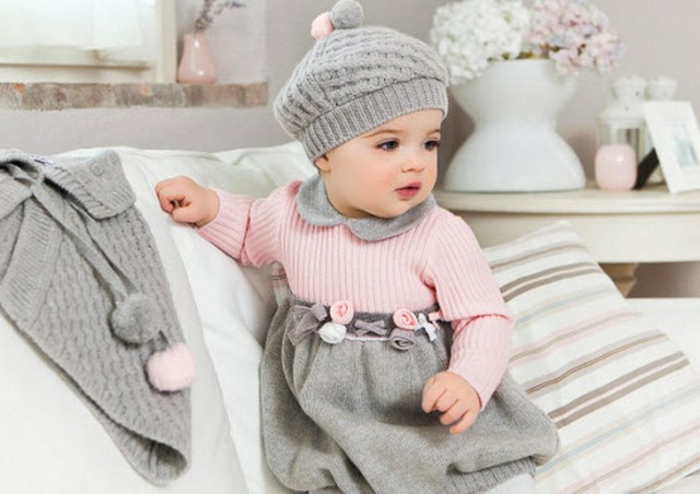 bébé vêtements-chapeau-en-gris