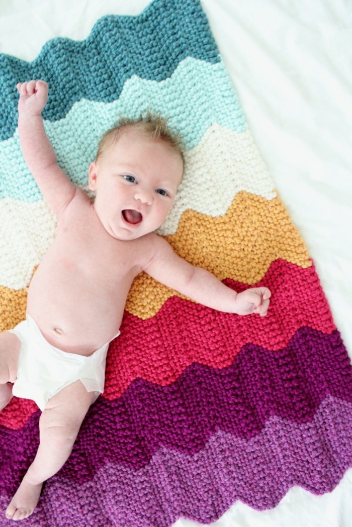 couverture bébé crochet-pour-baby-gymnastique