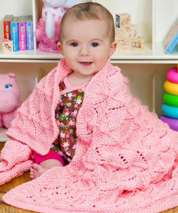 crochet-pour-petites princesses couverture bébé