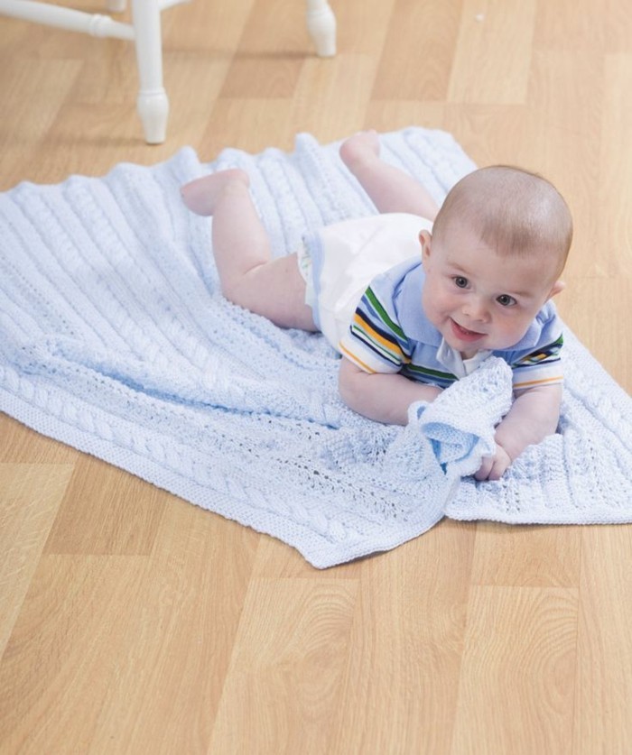 couverture bébé crochet-pour-crawl adapté