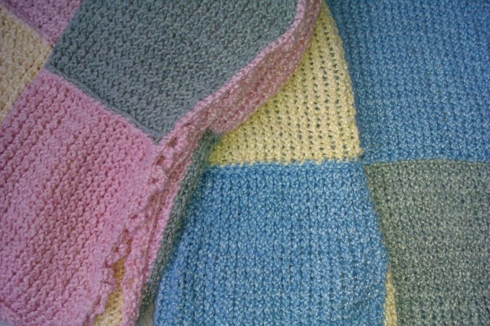crochet en-couleurs couverture bébé