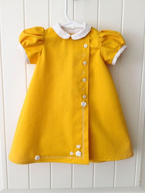 бебешки и детски дрехи и жълто-рокля-модерен дизайн-съвременна рокля-летни рокли-жълто-рокля