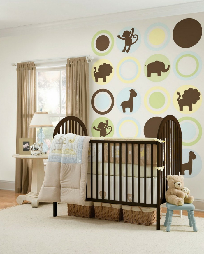 babyroom-تصميم العديد من dekoartikel إلى لجدار
