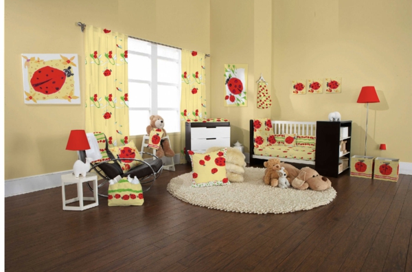 babyroom-dizajn-beba spavaća soba potpuno babyroom-einrichten--