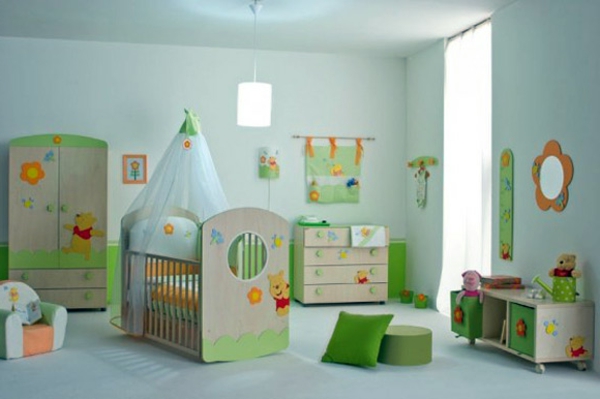 مخططات babyroom يونج مشرق الألوان