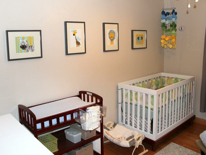 غرفة مفروشة babyroom-wanddeko يونغ-الطفل-