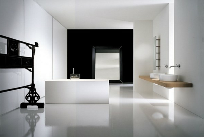 kupaonica namještaj-ideje-crno-zid