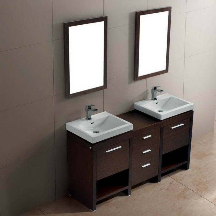 kupaonica namještaj-ideje-dvije-male-sudoper