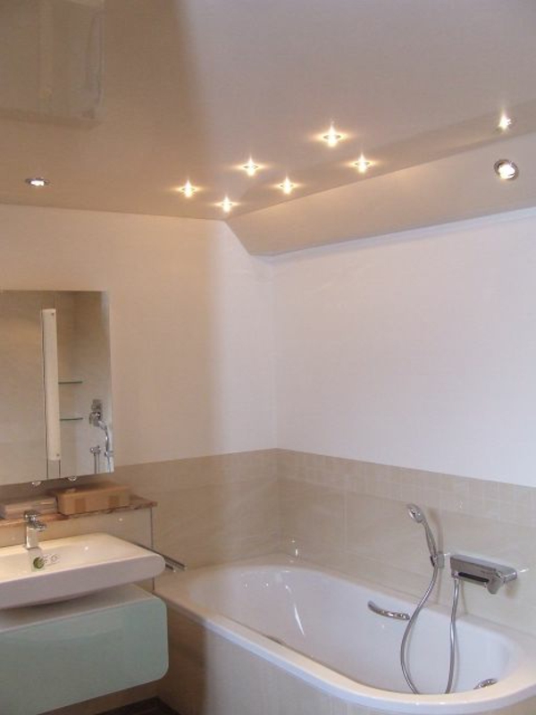 الحمام الحمام الداخلية أضواء أفكار وتصميم السقف