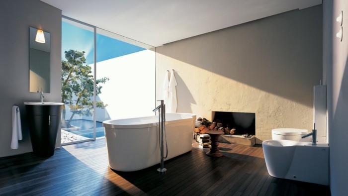 salle de bains-conception moderne très-grand-intérieur-bain individuelle