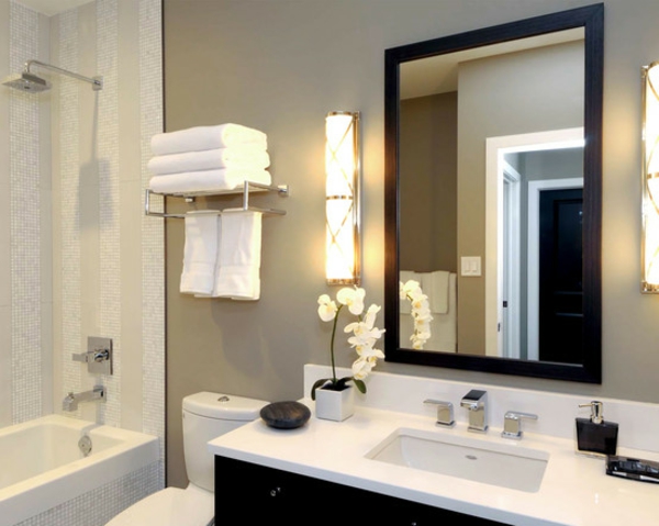 velikih kupaone ogledalo-rasvjeta-modernog loše