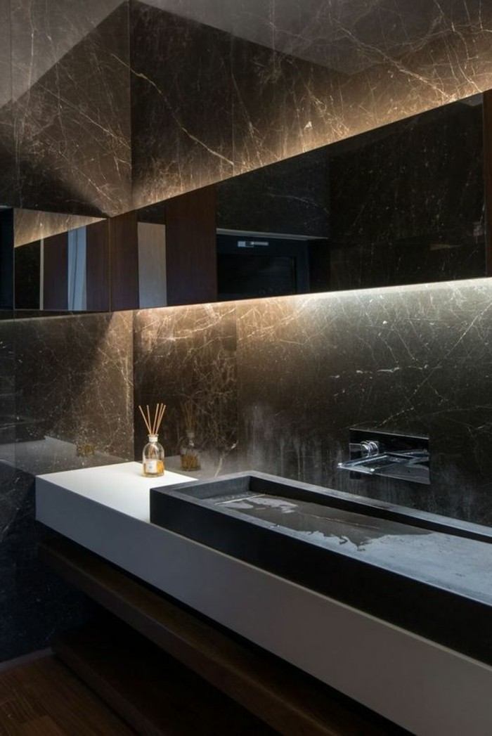 kupaonica dizajn ideje-lijepe-Bader-kupatilo-u-crnoj-s-mramora