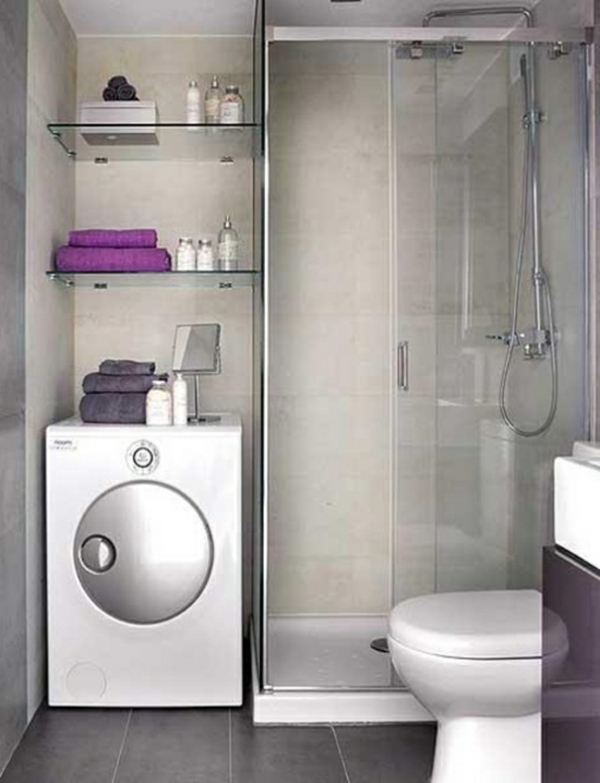 namještaj za kupaonice-za-malo-loše-stroj za pranje rublja i police