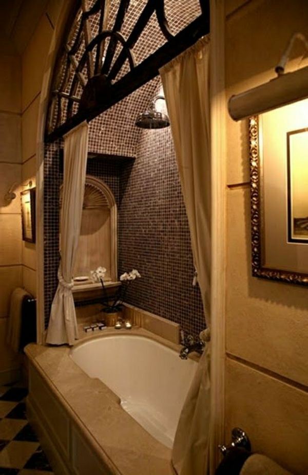 баня завеса-завеса за душ-баня-декорация