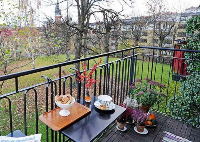 балкон-декорация-шведски инвентар