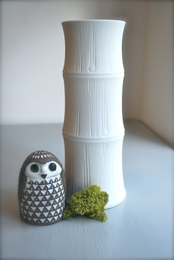 bambusz váza-an-bagoly szobor-next