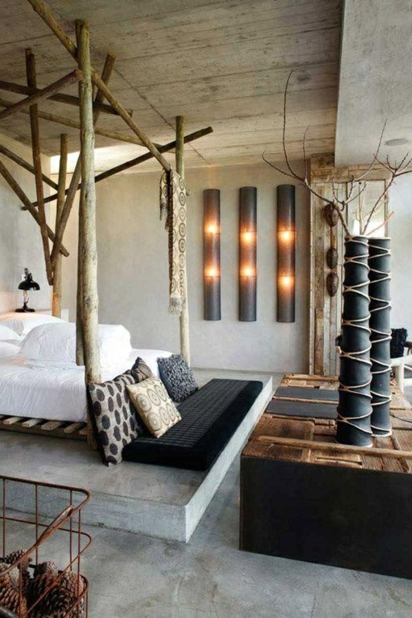 bambusz váza Gyönyörű szobás kialakítás